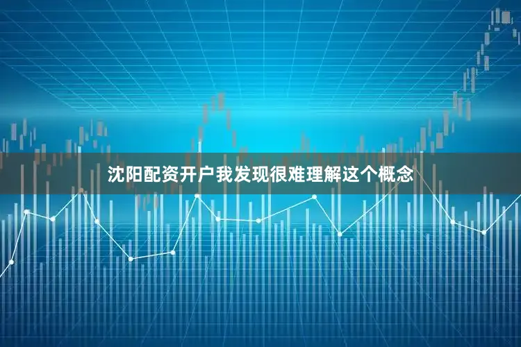 沈阳配资开户我发现很难理解这个概念